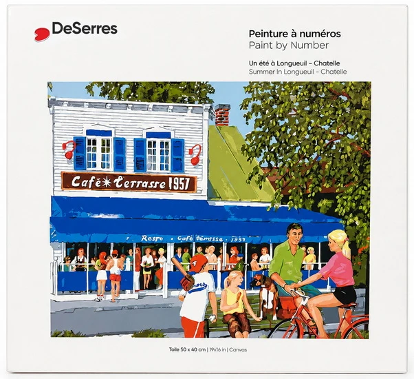 Paint by Numbers Summer In Longueuil Chatelle