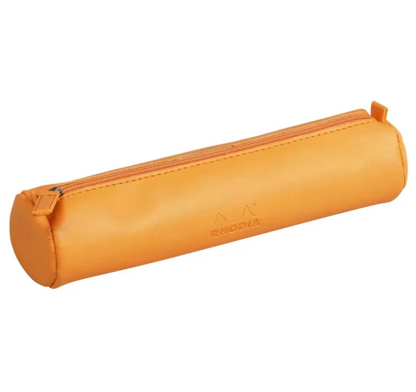 Round Pencil Case - ORANGE