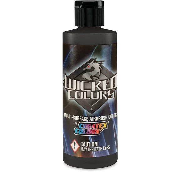 Wicked Airbrush Colors Jet Black - 118ml