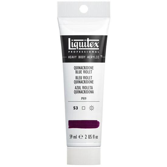 Acrylic hb - 2oz - quinacridone blue violet - s3