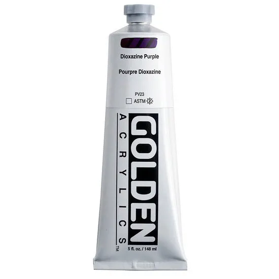Acrylic heavy body - 5 oz dioxazine purple s6