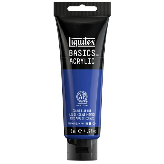 Basics acrylic - 4oz - cobalt blue hue