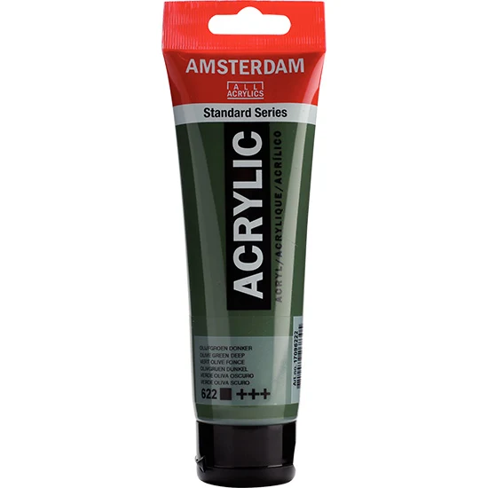Amsterdam Acrylic Dark Olive Green - 120ml