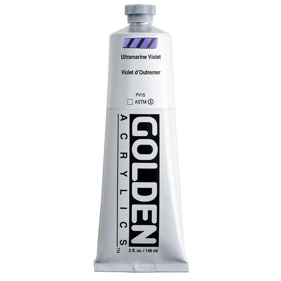 Acrylic heavy body - 5 oz ultramarine violet s4