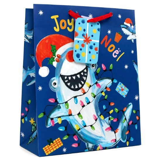 Sac XL requin de Noël FR