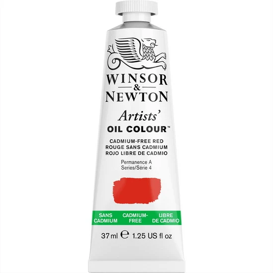 Artist oil - 37ml - cadmium-free red - s4