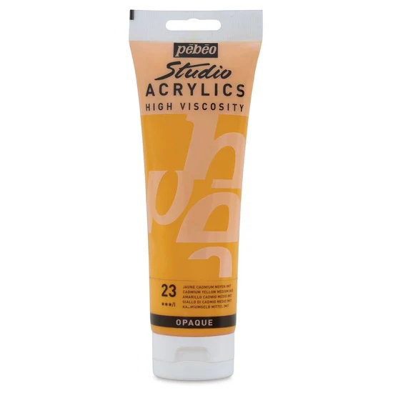 Acrylic hv - studio - 250ml - medium cadmium yellow