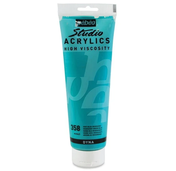 Acrylic hv - studio - 250ml - iridescent blue green