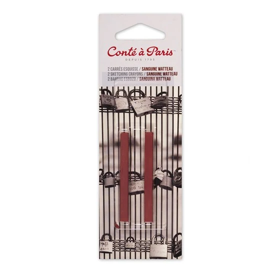 Set of 2 Sketching Crayons Sanguine Watteau