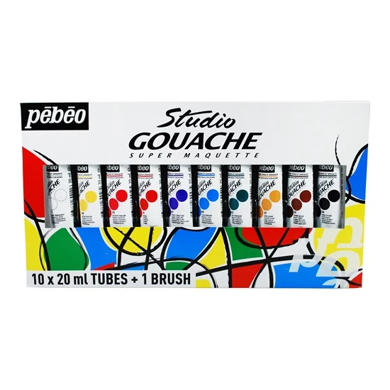 Discovery gouache set - 10x20ml