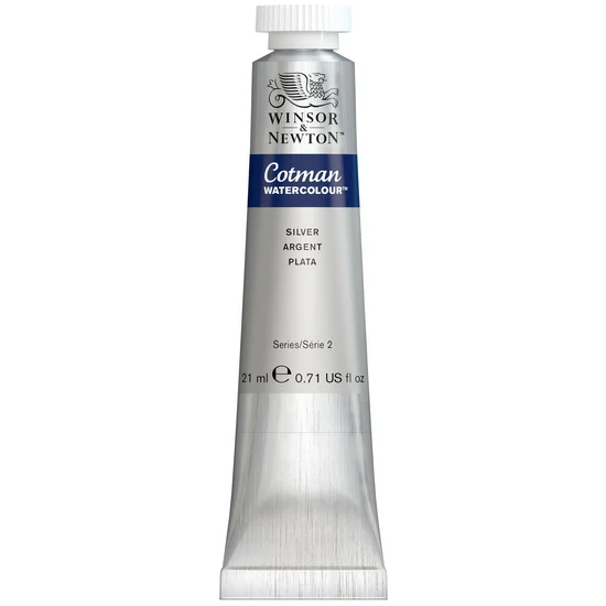 Cotman watercolour - 21ml - silver - s2