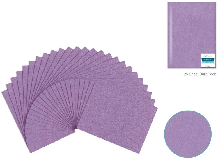 Felt - lavender - 9x12in