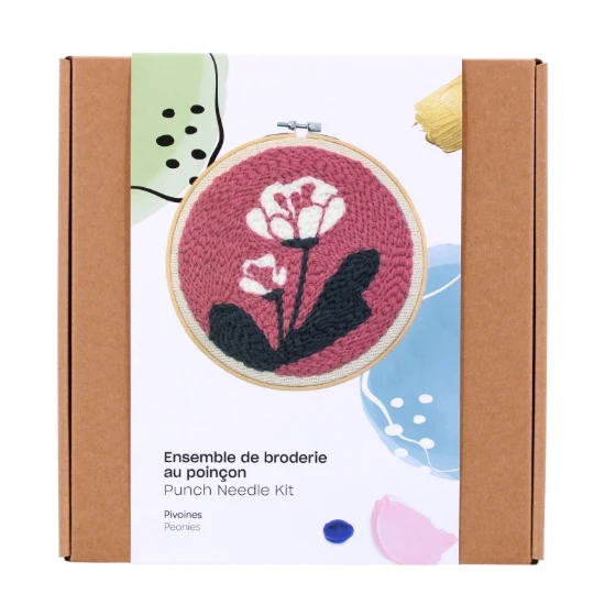 Punch Needle Kit Flowers