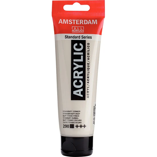 Amsterdam Acrylic Titanium Buff - 120ml