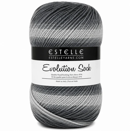 Yarn evolution socks #1 100g shades of grey