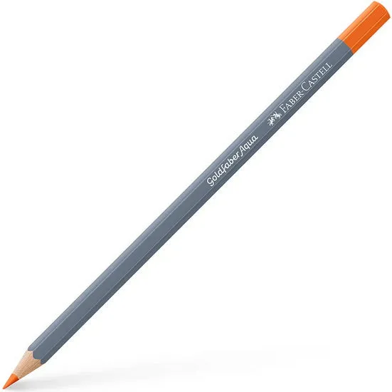 Goldfaber aqua watercolour pencil dark cadmium orange