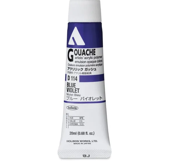 Acryla Gouache Blue Violet Series A - 20ml