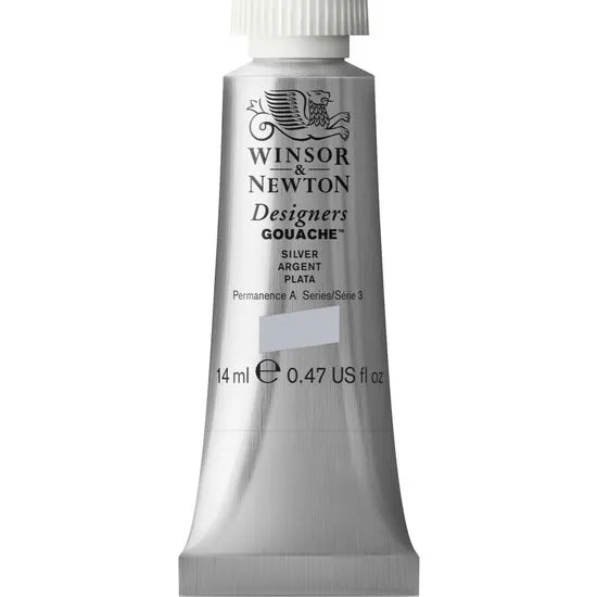 Designers gouache - 14ml - silver - s3