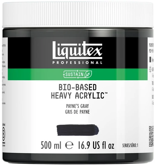 Bio hb acrylic - 16oz - payne's gray - s1