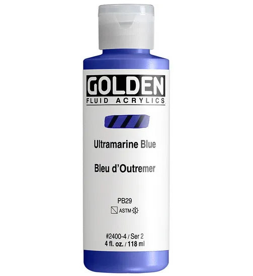 Acrylic fluid - 4 oz ultramarine blue s2