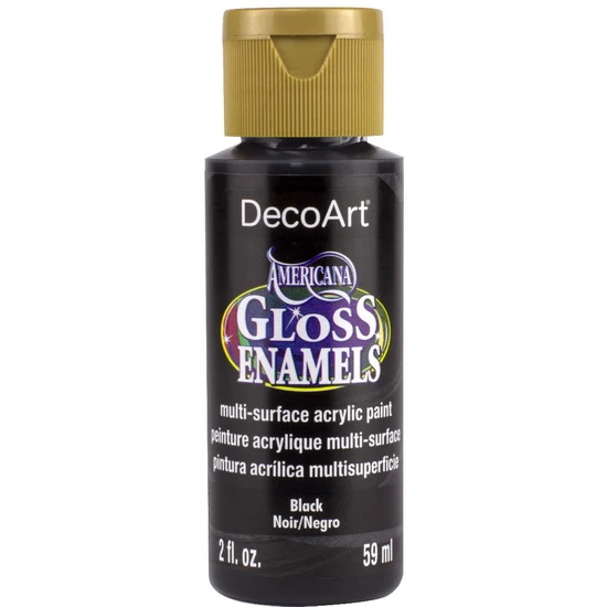Americana Acrylic Gloss Enamel Black - 60ml