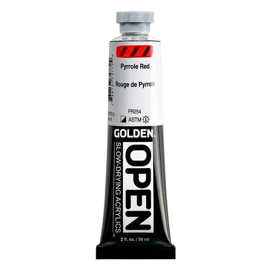 Acrylic open - 2 oz pyrrole red s8
