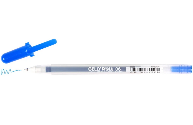 Gel pen gelly roll 0.3mm blue
