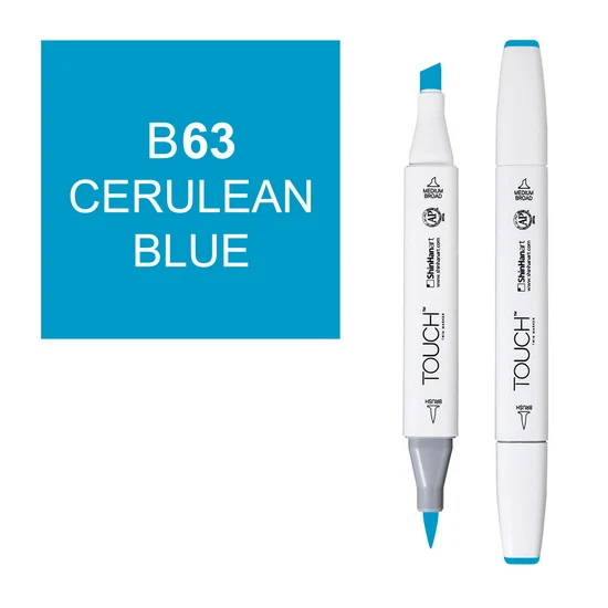 Touch Brush Marker Cerulean Blue