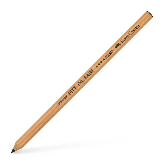 Pitt oil base pencil hard black