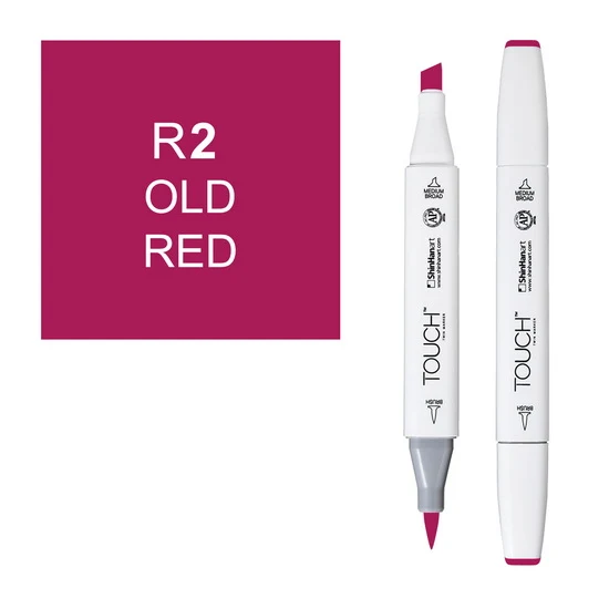 Touch Brush Marker Old Red