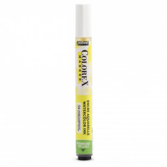 Watercolor marker - colorex - fluorescent yellow