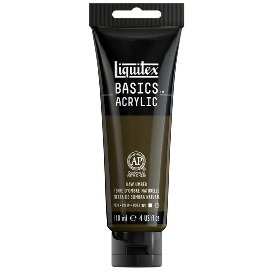 Basics acrylic - 4oz - raw umber
