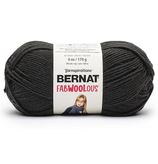 Fabwoolous yarn #4 - 170g - coal