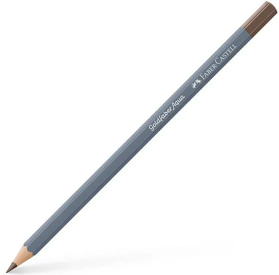 Goldfaber aqua watercolour pencil van dyck brown