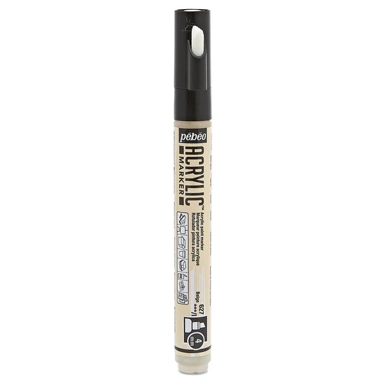 Acrylic marker - decomarker - chisel 4mm - beige