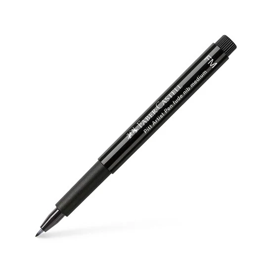 Pitt fude tip medium black marker