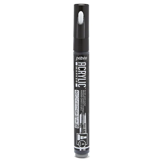 Acrylic marker - decomarker - round 4mm - black