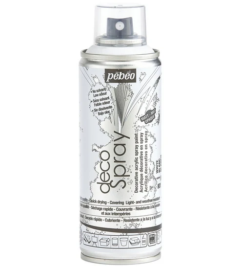 Acrylic spray - décospray - 200ml - matte white