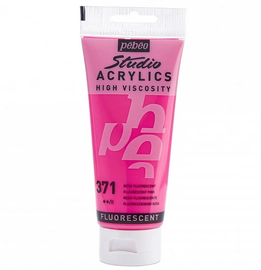 Acrylic hv - studio - 100ml - fluorescent pink