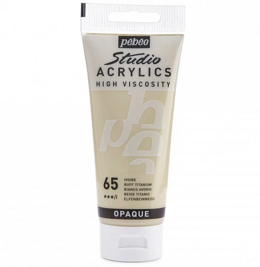 Acrylic hv - studio - 100ml - buff titanium