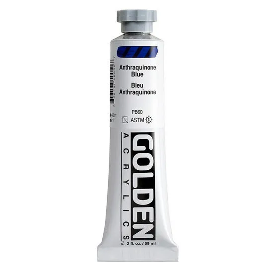 Acrylic heavy body - 2 oz anthraquinone blue s7