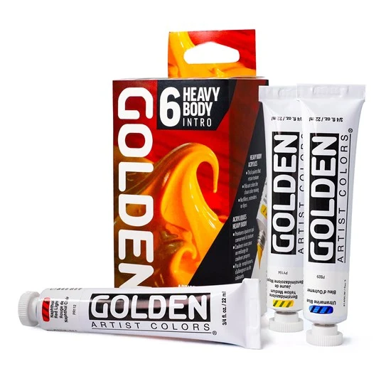 Heavy body acrylic introduction set - 6x22ml