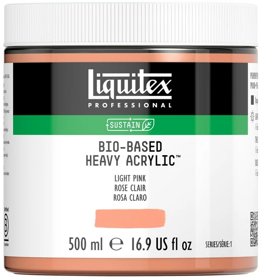 Bio-Based Heavy Acrylic - LIGHT PINK MILLILITER - 500 MILLILITER