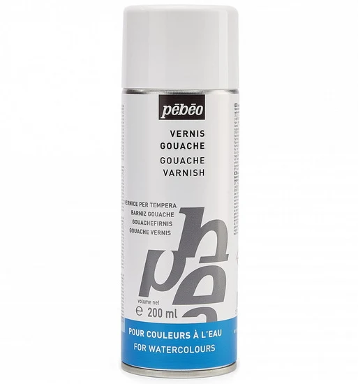 Varnish spray - gouache and watercolor - 200ml - satin