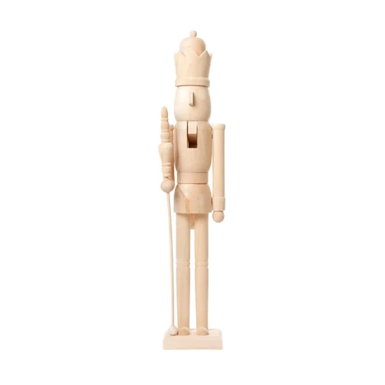 Natural Wood Nutcracker Crown - 61 cm