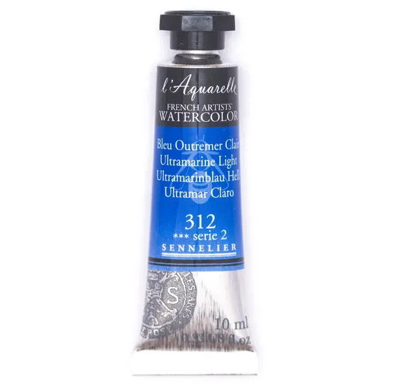 Watercolor tube - 10ml - ultramarine blue light - s2