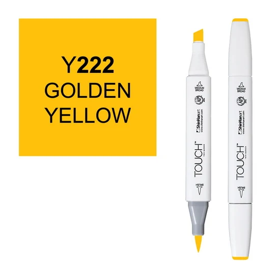 Touch Brush Marker Golden Yellow