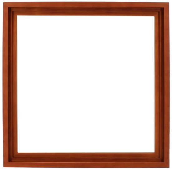 Floater Frame Wood Regular Walnut - 12''X12''