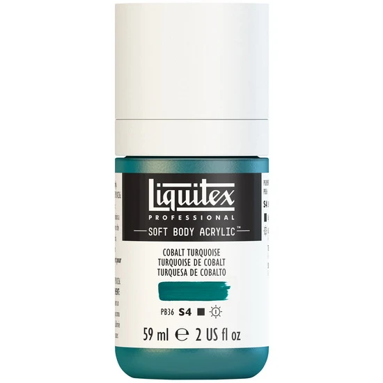 Soft body acrylic - 2oz - cobalt turquoise - s4