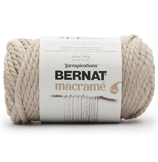 Macrame yarn #6 - 250g - taupe